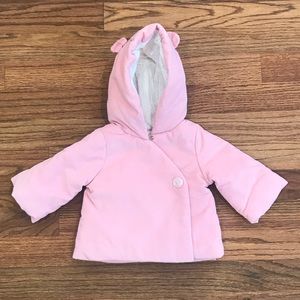 BabyGap Pink Corduroy Coat sz 0-3 mo